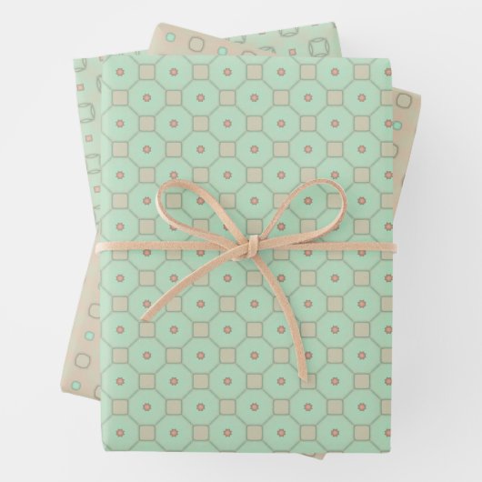 Mini-Peach-Überraschungspapier Set Geschenkpapier Set (Beispiel)