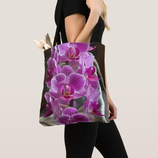 Mini Phalaenopsis Sogo Vivien Lila Orchid Blume Tasche (Von Nahem)