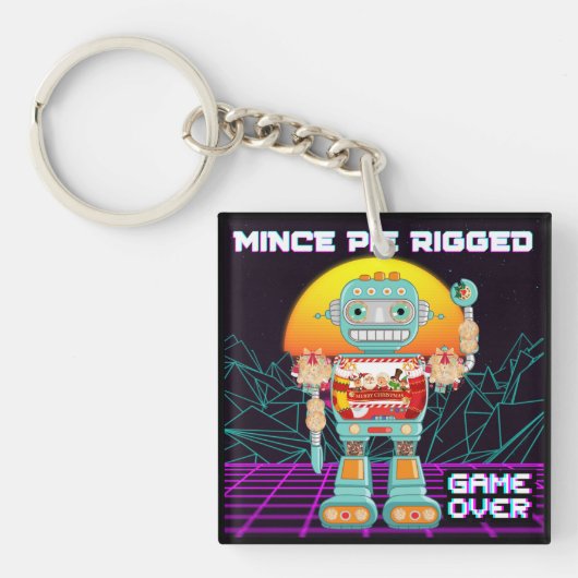 Mini Pie Rigged - Spiel Over Schlüsselanhänger (Vorderseite)