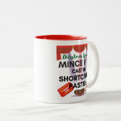 Mini-Pies in Backwaren aus Kurzkruste 1 Zweifarbige Tasse (VorderseiteRechts)