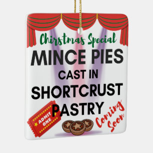 Mini-Pies in der Backwaren-Shortcrust Keramikornament