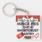 Mini-Pies in der Backwaren-Shortcrust Schlüsselanhänger (Vorderseite)