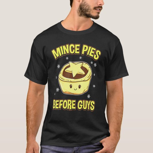 Mini-Pies vor Typ - Weihnachtsgebäck T-Shirt (Vorderseite)
