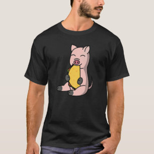 Mini Pig isst ein Taco-Tier T-Shirt