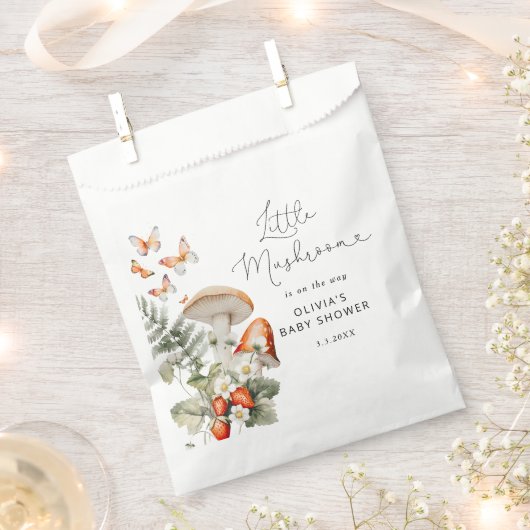 Mini-Pilzdusche aus dem Wald Geschenktütchen (Ausgeschnitten)