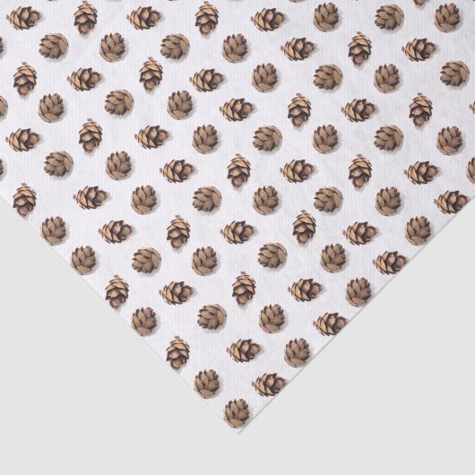 Mini Pine Cones Pattern Seidenpapier (Ausschnitt)