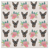 Mini-Pinscher Stoff (Nahaufnahme)