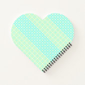 Mini-Plätze auf den Plätzen Minzspearminze Notizblock (Rückseite)