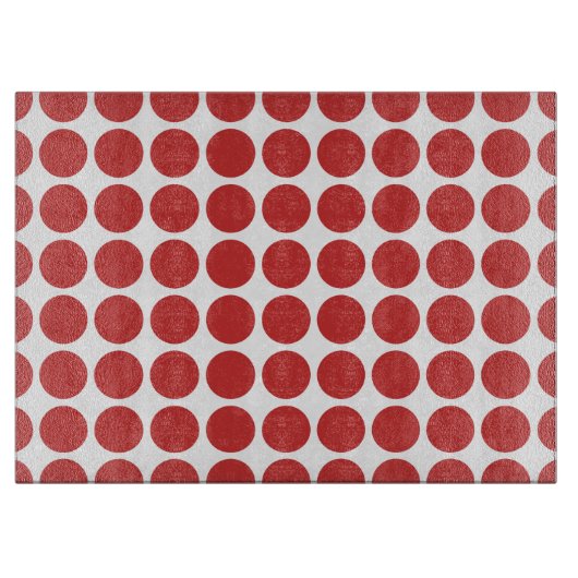 Mini Polka Dots Cutting Board Schneidebrett (Vorderseite)