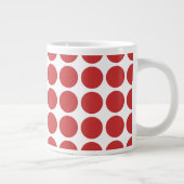 Mini Polka Dots Jumbo Tasse (Rechts)