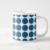 Mini Polka Dots Jumbo Tasse (Rechts)