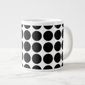 Mini Polka Dots Jumbo Tasse (Vorderseite Rechts)