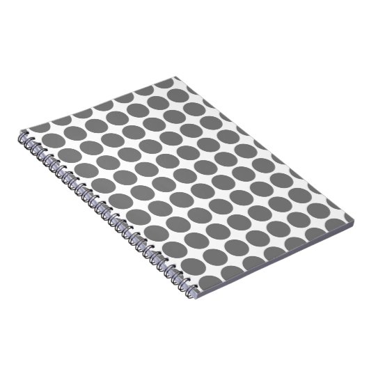 Mini Polka Dots Notebook Notizblock (Rechte Seite)
