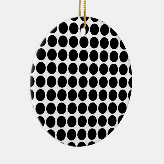 Mini Polka Dots Ornament (Rechts)