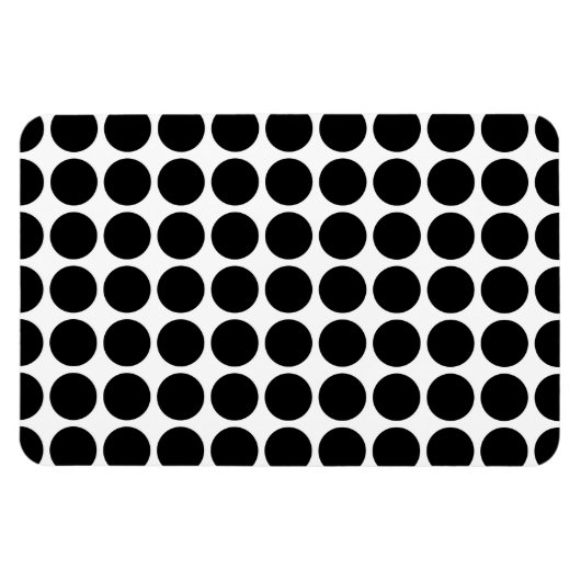 Mini Polka Dots Premium Magnet (Horizontal)