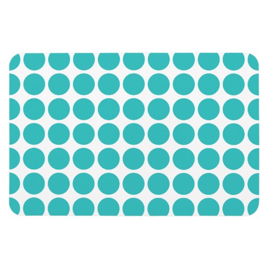 Mini Polka Dots Premium Magnet (Horizontal)