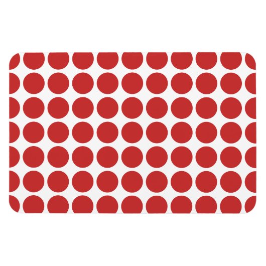Mini Polka Dots Premium Magnet (Horizontal)