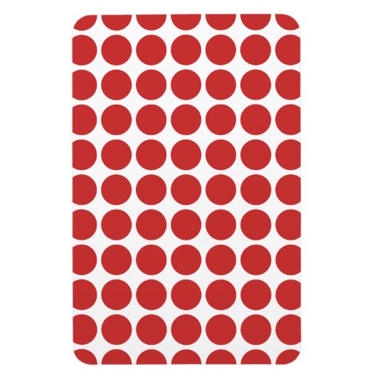Mini Polka Dots Premium Magnet (Vertikal)