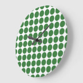 Mini Polka Dots Wall Clock Große Wanduhr (Winkel)