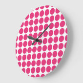 Mini Polka Dots Wall Clock Große Wanduhr (Winkel)