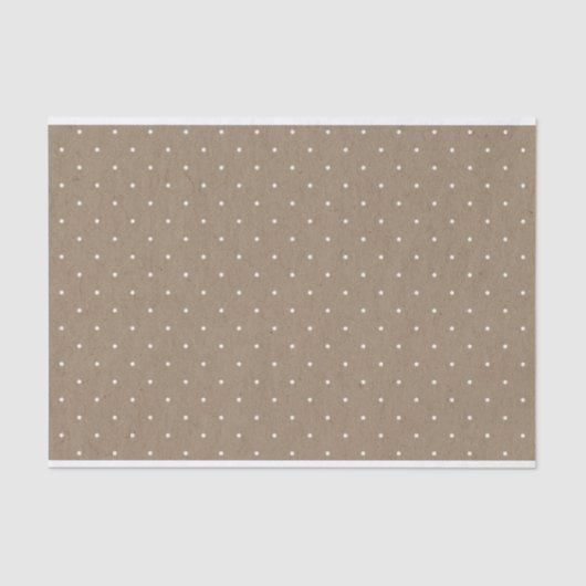 Mini Polka Dots Weihnachtsgeschenk Tissue Paper Seidenpapier (Vorderseite)