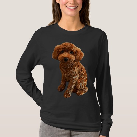 Mini Poodle Golden Doodle T-Shirt (Vorderseite)