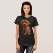 Mini Poodle Golden Doodle T-Shirt (Vorne ganz)