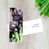 Mini Portrait Food Business Card Mini Visitenkarte