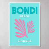 Mini Poster - Bondi Beach Australien (Vorne)