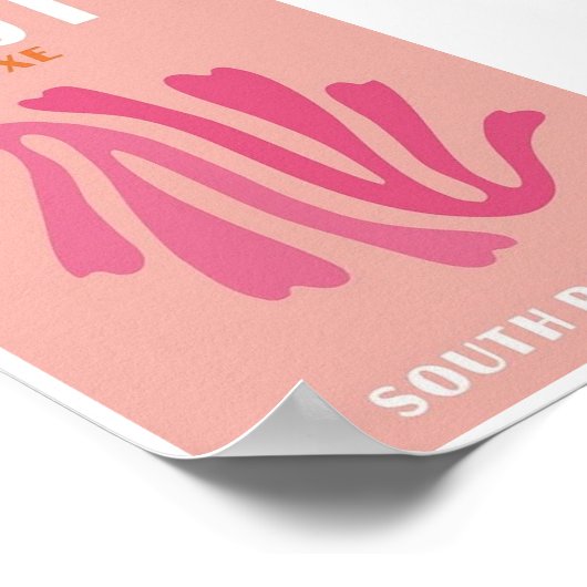 Mini Poster - Fiji Luxe (Ecke)