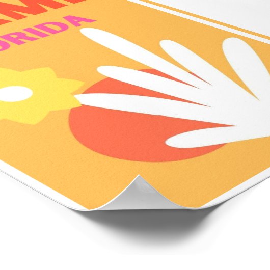 Mini Poster - Miami Florida (Ecke)