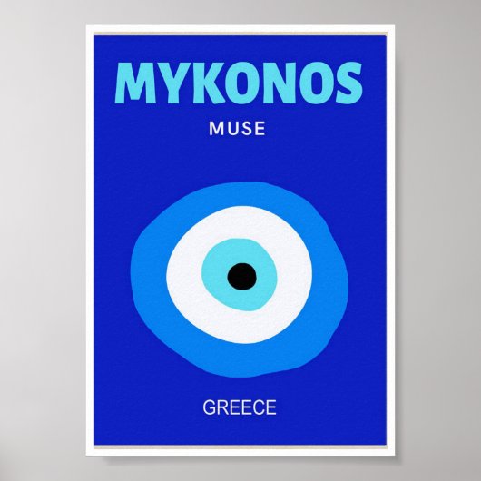 Mini Poster - Mykonos Muse Griechenland (Vorne)
