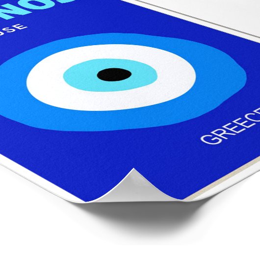 Mini Poster - Mykonos Muse Griechenland (Ecke)