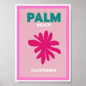 Mini Poster - Palm Beach California (Vorne)