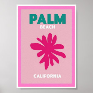 Mini Poster - Palm Beach Kalifornien