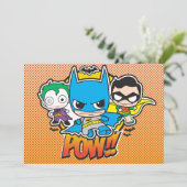 Mini Pow Einladung (Stehend Vorderseite)