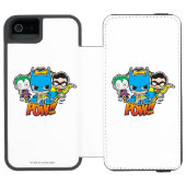 Mini Pow Incipio iPhone Geldbeutel-Hülle (Folio Geöffnet)