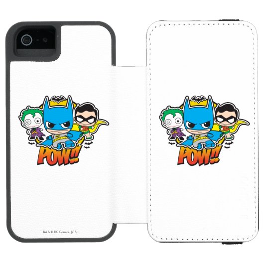 Mini Pow Incipio iPhone Geldbeutel-Hülle (Folio Geöffnet)