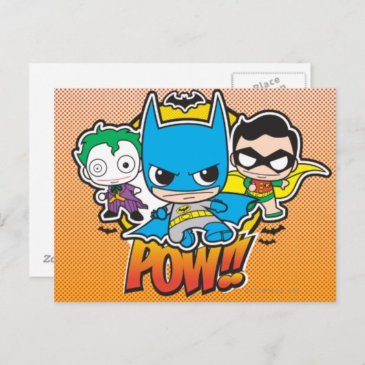 Mini Pow Postkarte (Vorne/Hinten)