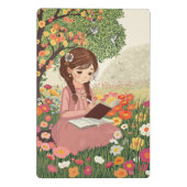 Mini Prancheta Menina escrevendo em um campo Mini Klemmbrett (Rückseite)