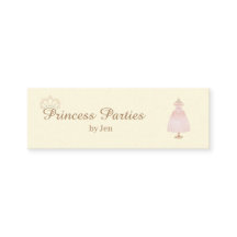Mini Princess Party Business Card