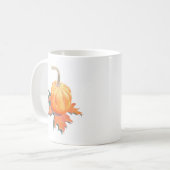Mini Pumpkin auf Eichenholz Kaffeetasse (Vorderseite Links)