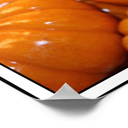 Mini Pumpkin Face Poster (Ecke)