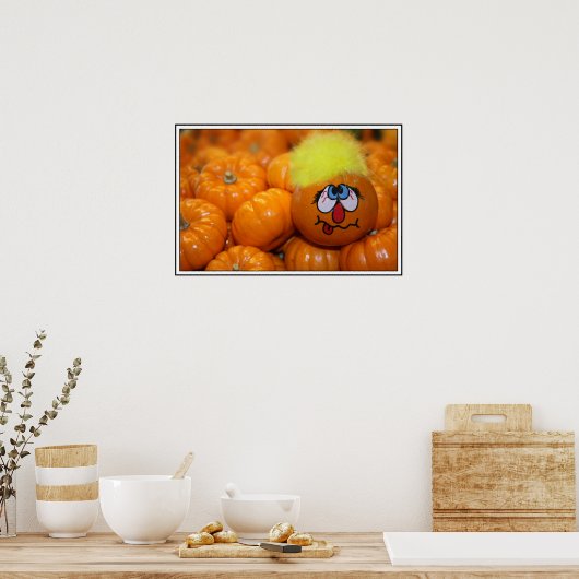 Mini Pumpkin Face Poster (Küche)