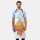 Mini Pumpkin über das Herbstblatt Schürze (Getragen)