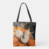 Mini Pumpkins so farbenfroh Tasche (Rückseite)