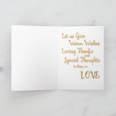 Mini Pumpkins und Gourds Sortiment Fall Foto Karte (Innenseite)