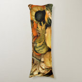 Mini Pumpkins und Gourds Sortiment Fall Foto Seitenschläferkissen (Vorderseite Vertikal)