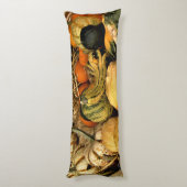 Mini Pumpkins und Gourds Sortiment Fall Foto Seitenschläferkissen (Rückseite (Vertikal))