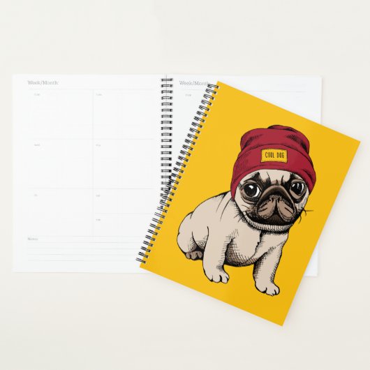 Mini Puppy Hipster Mops Planer (Anzeige)